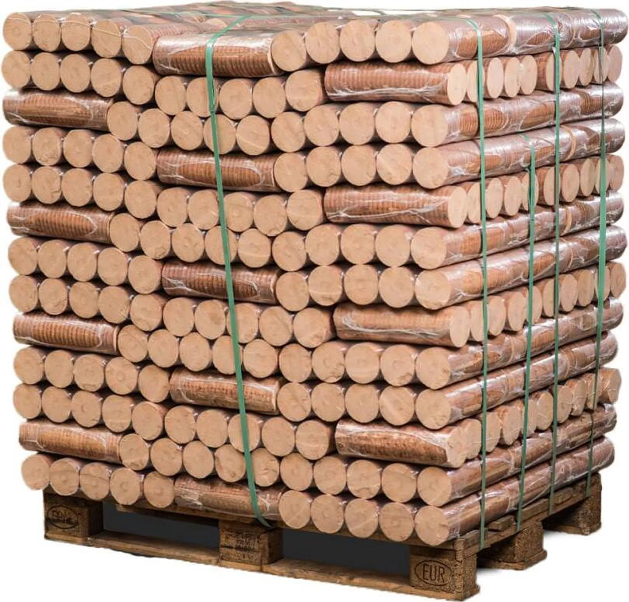 Pollmeier Premium Plus Buchenholzbriketts - 960 kg Palette (96 x 10 kg)