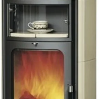 Hark Kaminofen Opera-B Keramik Creme 7 kW - Dauerbrandofen