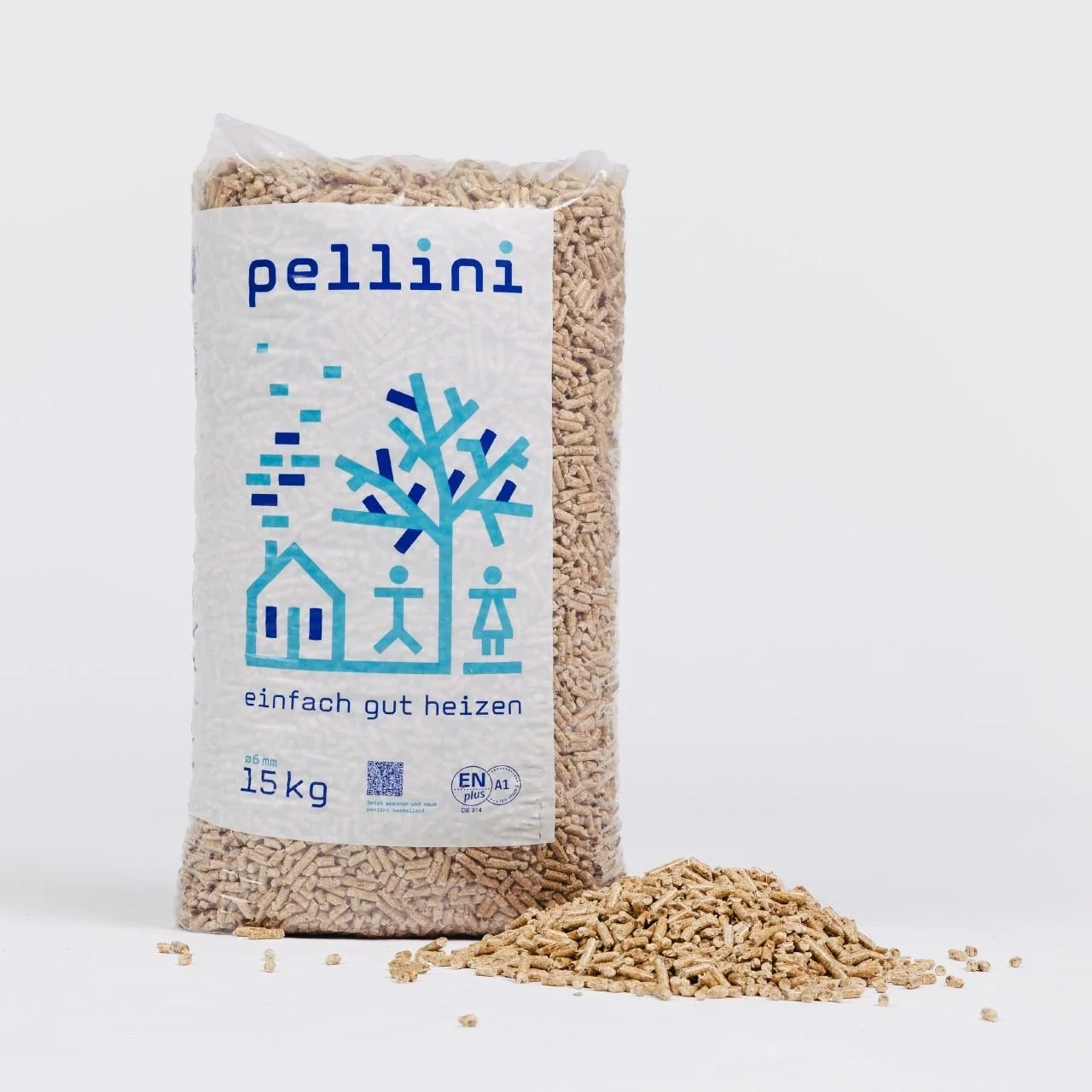Pellini Holzpellets ENplus A1 - 990 kg Palette (66 x 15 kg) - Image 6