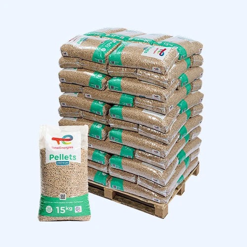 TotalEnergies Premium ENplus A1 Holzpellets Weichholz - 975 kg Palette (65 x 15 kg) - Image 4